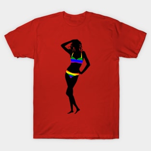 Rainbow bikini T-Shirt